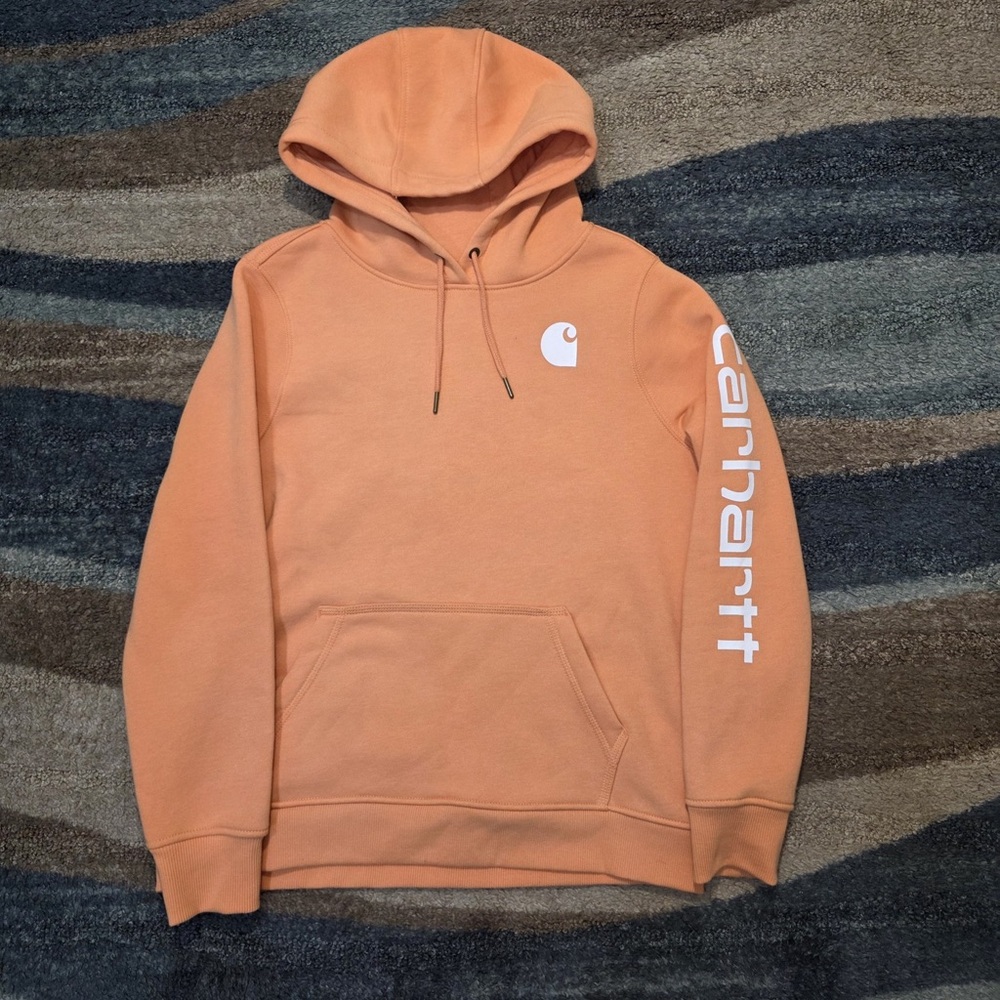Carhartt Men's Orange Hoodie